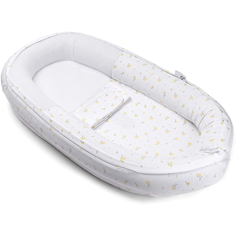 Miixi - Barn & baby / Sova / Babynest - Doomoo - Babybädd Blomster Gul