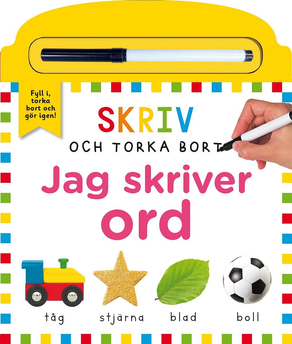 Miixi - Leksaker / Böcker - Tukan Förlag - Skriv och torka bort: Jag skriver ord