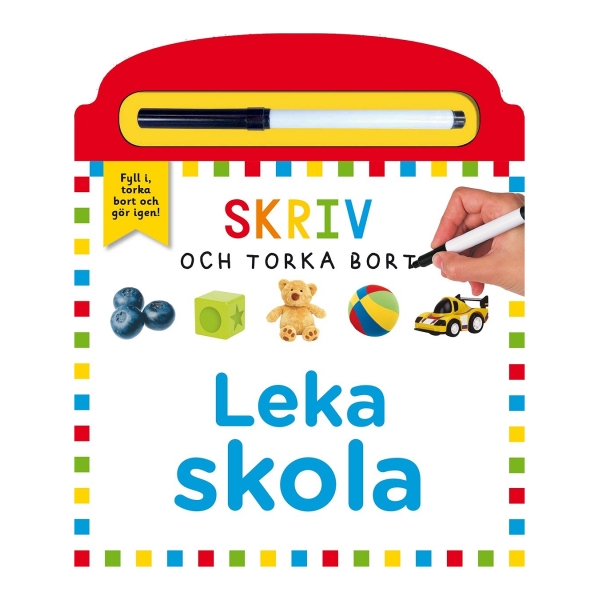 Miixi - Leksaker / Böcker - Tukan Förlag - Skriv och torka bort: Leka skola