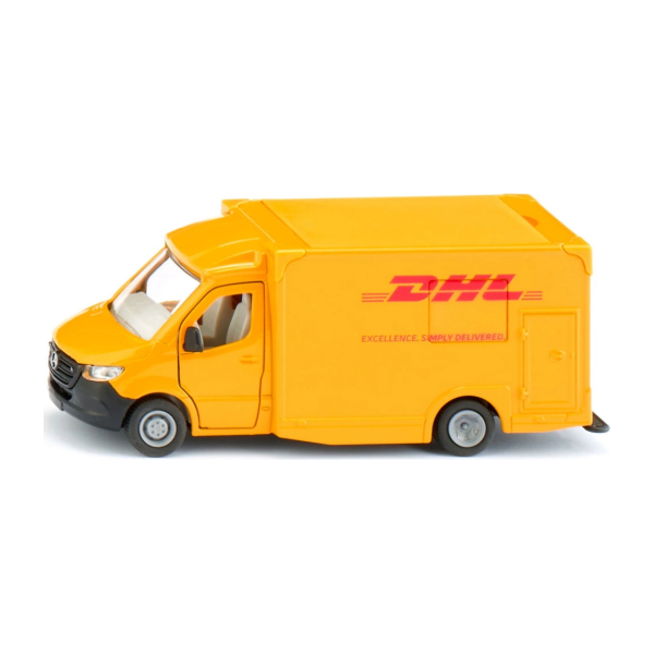 Miixi - Leksaker / Leksaksbilar - Siku - Leksaksbil DHL Mercedes-Benz Sprinter 12 cm