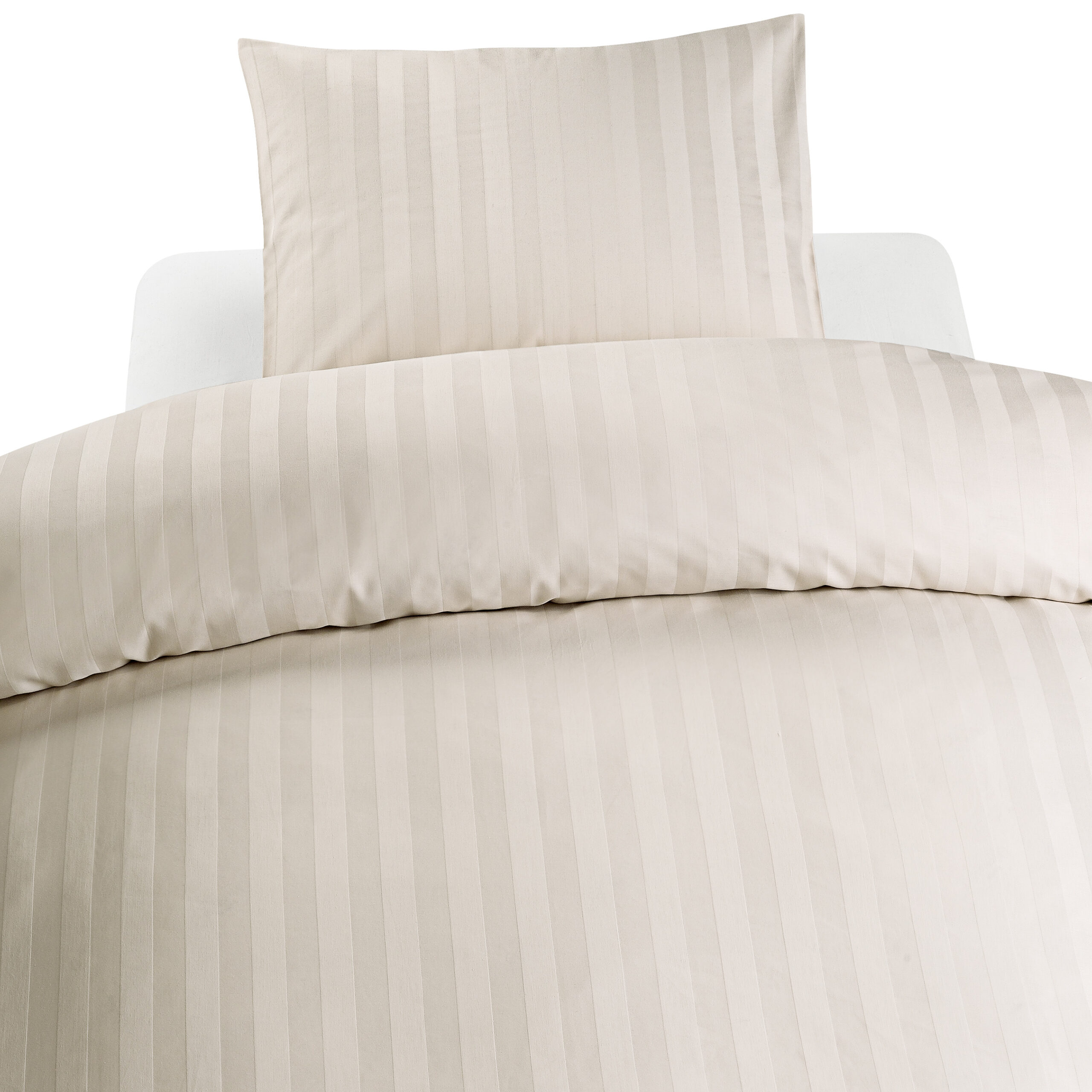 Miixi - Hem & inredning / Sovrum / Bäddset - Borganäs - Bäddset 2-Dels Satin Champagne 150x210 cm Oeko-Tex