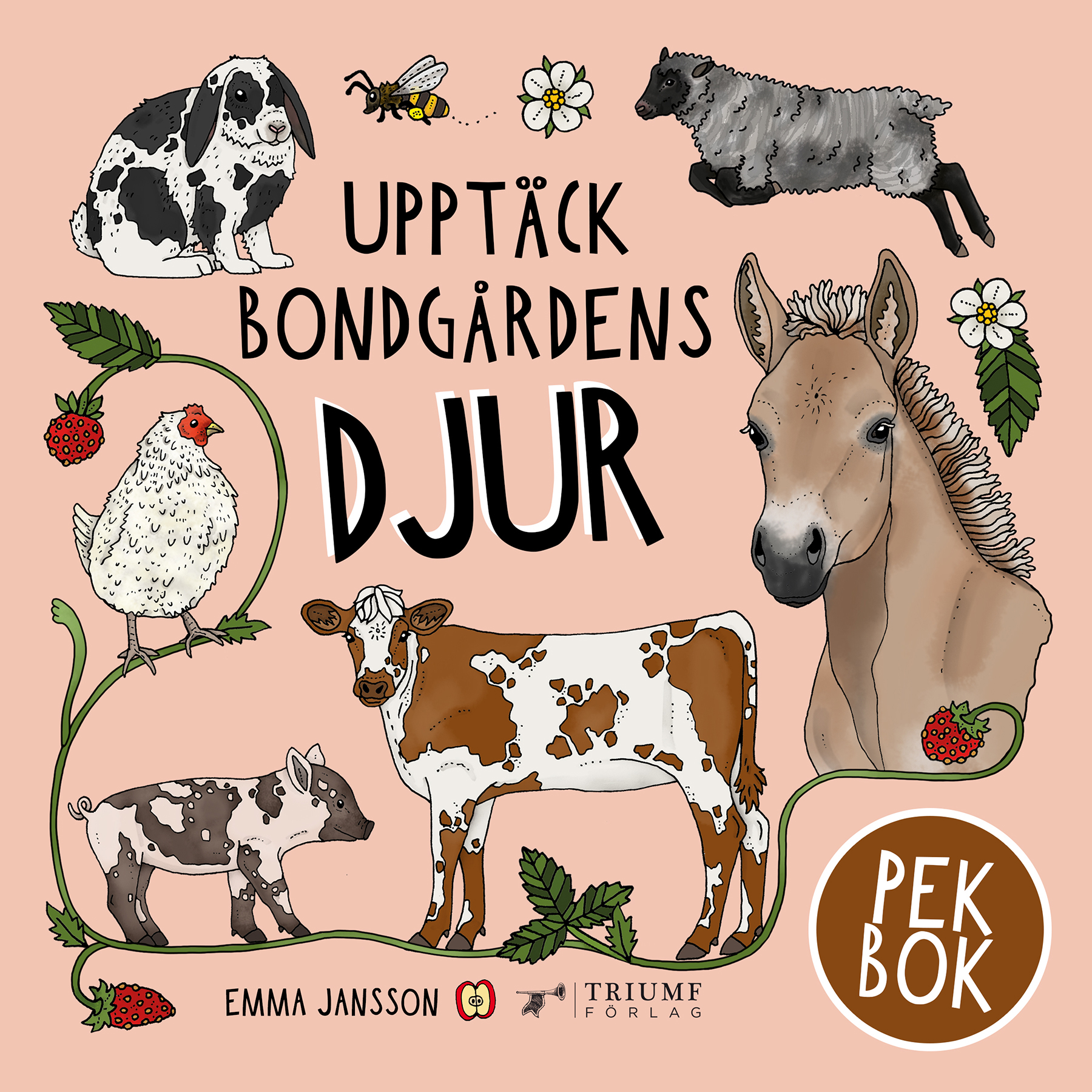 Miixi - Leksaker / Böcker - Triumf Förlag - Barnbok Upptäck Bondgårdens Djur