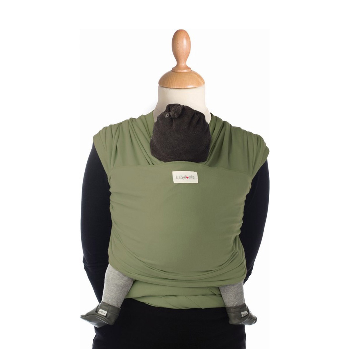 Miixi - Barn & baby / Bärselar - Babylonia - Bärsjal Tricot-slen Organic Olive