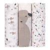 Miixi - Barn & baby / Sova / Filtar - Lässig - Muslinfilt Heavenly soft Swaddle L - Tiny Farmer Speckles