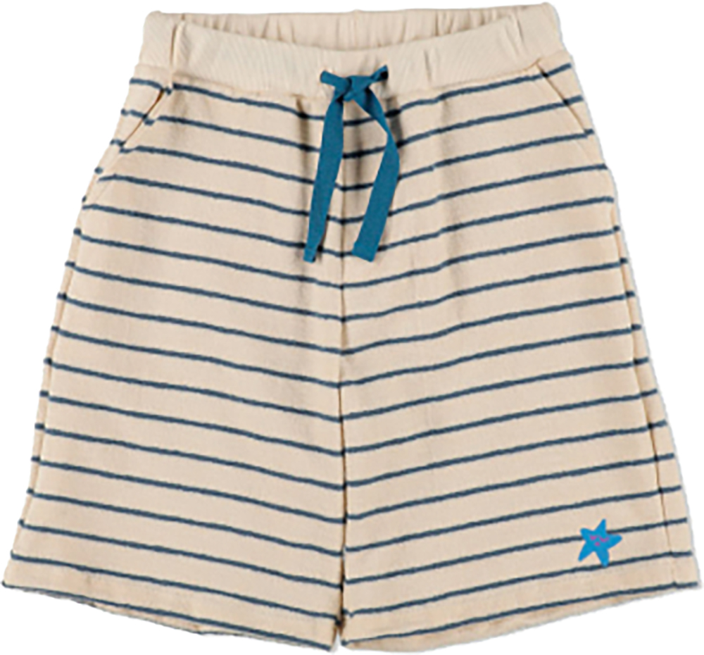 Miixi - Kläder / Barn / Shorts - My Little Cozmo - Shorts Organic Crepe Stripe Bermuda
