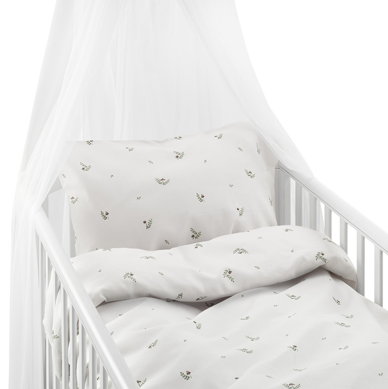 Miixi - Hem & inredning / Barnrummet / Barnsängkläder / Påslakan bäddset barn - Borganäs - 2-Dels Set Alvin Beige Spjälsäng
