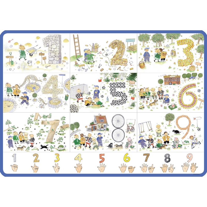 Miixi - Barn & baby / Äta & dricka / Bestick & servering - Hjelm Förlag AB - Underlägg Ellens Siffror Miixi - Barn & baby / Äta & dricka / Bestick & servering - Hjelm Förlag AB - Underlägg Ellens Siffror