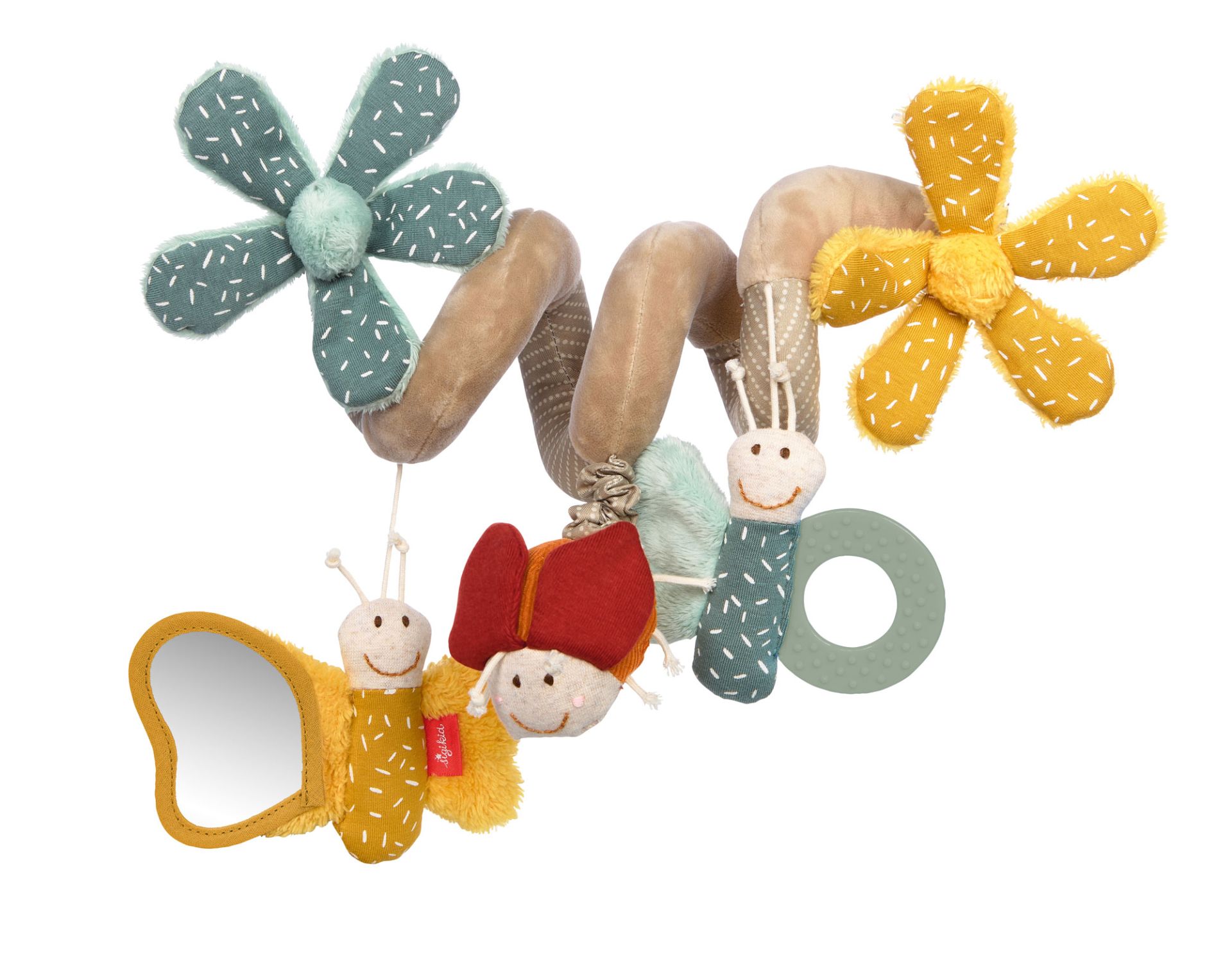 Miixi - Leksaker / Babyleksaker / Aktivitetsleksaker - Sigikid - Aktivitetsleksak Spiral Butterflies & Retractable Ladybird