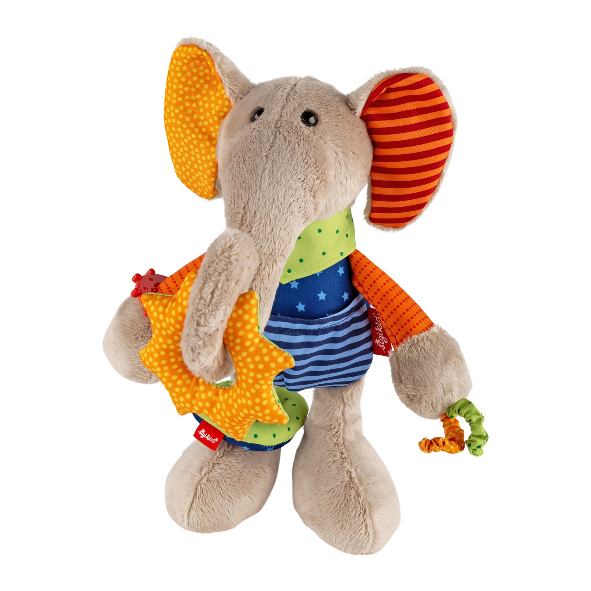 Miixi - Leksaker / Babyleksaker / Aktivitetsleksaker - Sigikid - Aktivitetsleksak Elefant Färgrik Plush Miixi - Leksaker / Babyleksaker / Aktivitetsleksaker - Sigikid - Aktivitetsleksak Elefant Färgrik Plush