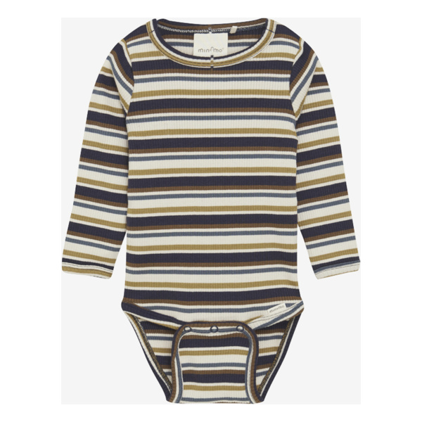 Miixi - Kläder / Barn / Body - MINYMO - Body Ribbad LS Y/D