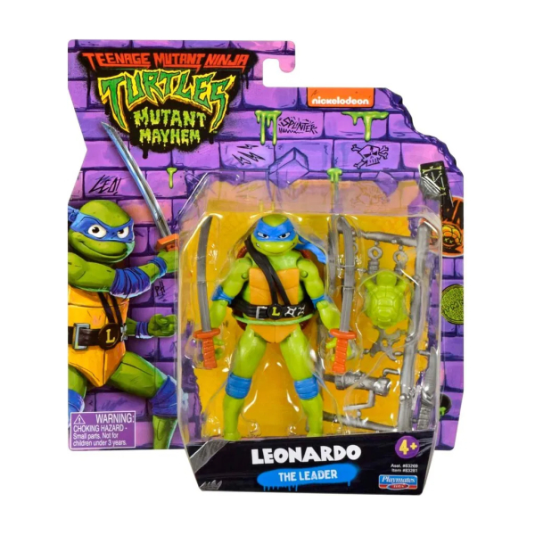 Miixi - Leksaker / Dockor - Spin Master - Figur Leonardo Turtles Mutant Mayhem Basic