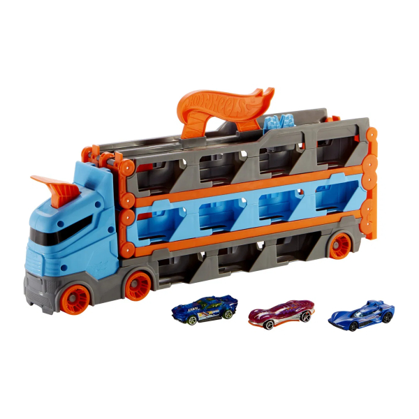 Miixi - Leksaker / Leksaksbilar - Hot Wheels - Lastbil City Speedway Hauler