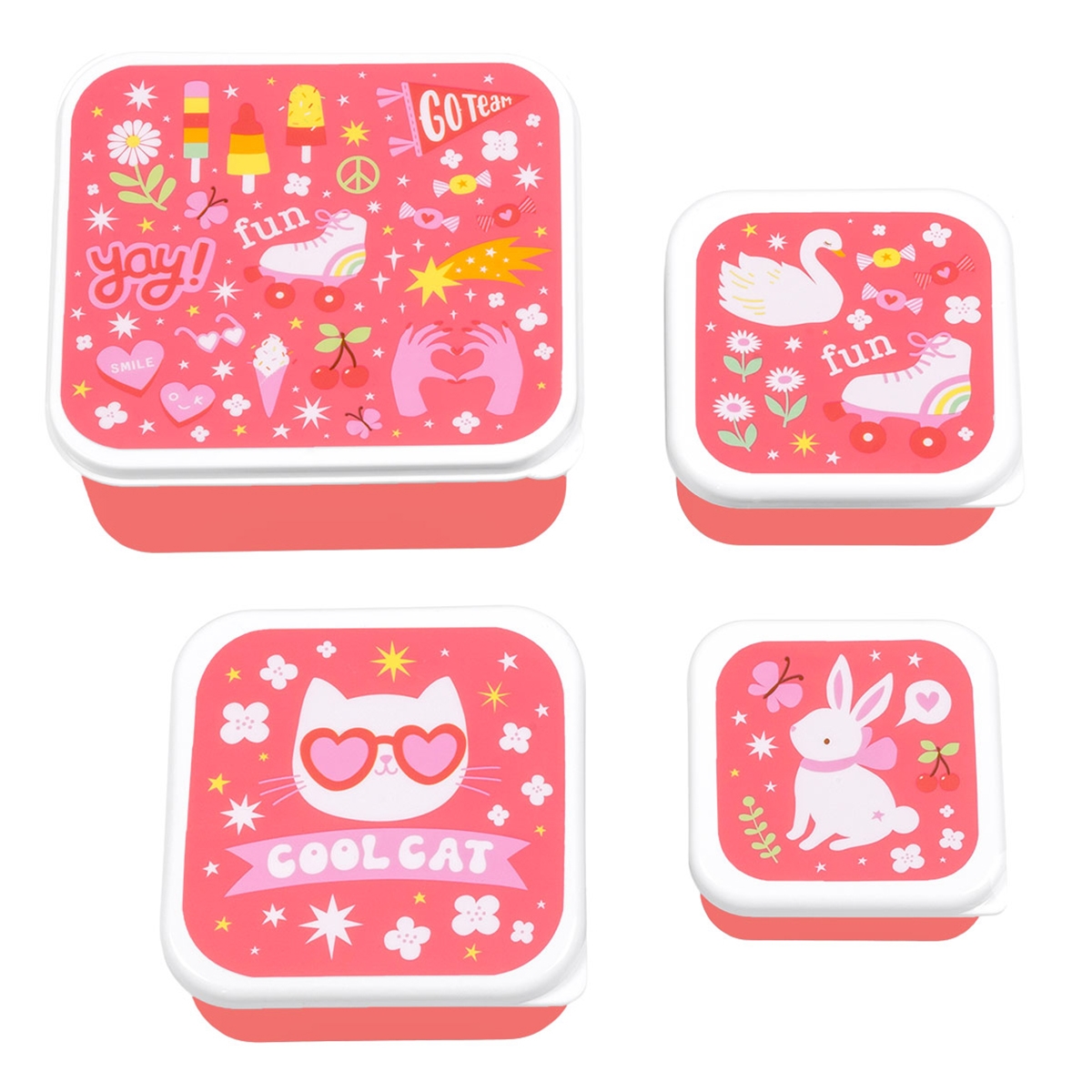 Miixi - Barn & baby / Äta & dricka / Matlådor & termosar - A Little Company - Matlåda Lunch & snack box set Fun Miixi - Barn & baby / Äta & dricka / Matlådor & termosar - A Little Company - Matlåda Lunch & snack box set Fun