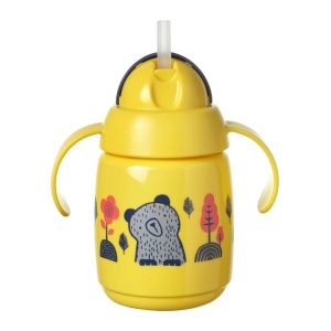 Sugrörsmugg Gul 300 ml