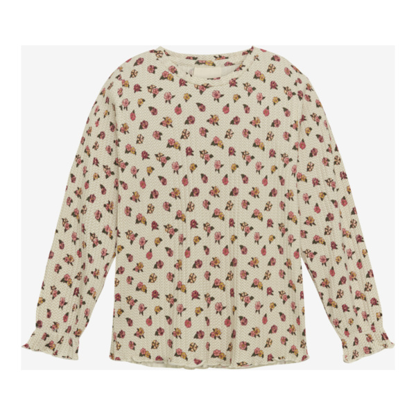 Miixi - Kläder / Barn / Tröjor & skjortor - MINYMO - Tröja Ribbad med Blommönster LS AOP