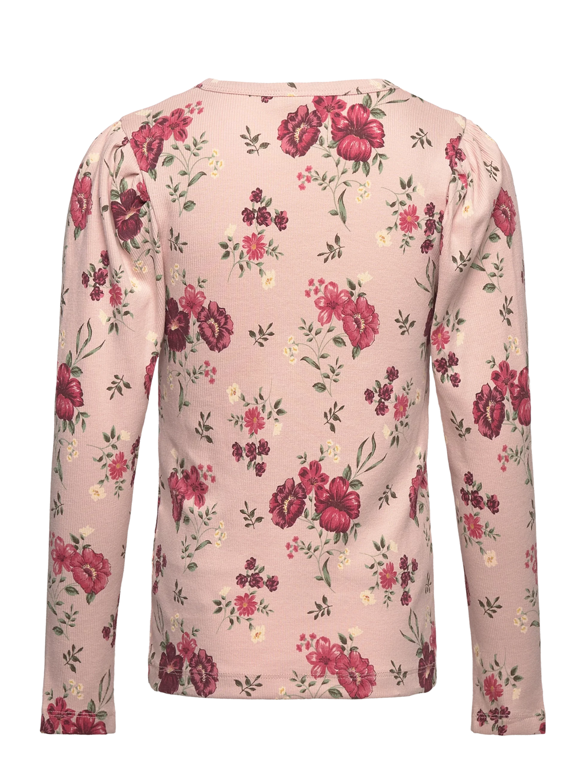 Miixi - Kläder / Barn / Tröjor & skjortor - MINYMO - Tröja Ribbad med Blommotiv LS AOP
