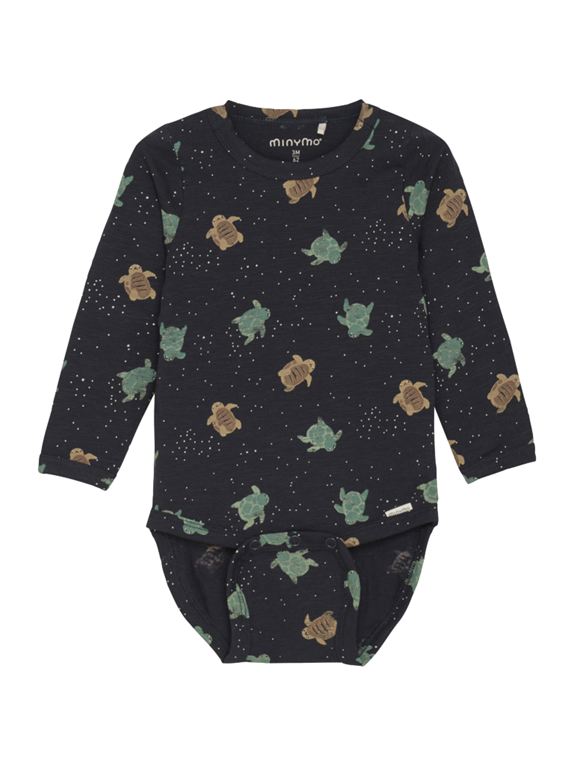 Miixi - Kläder / Barn / Body - Minymo - Body Sköldpaddsmönster LS AOP