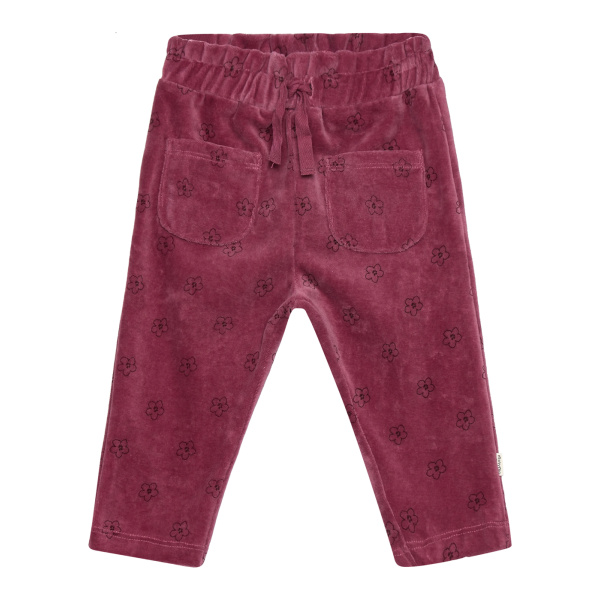 Miixi - Kläder / Barn / Byxor & leggings - Minymo - Byxor Blommigt Tryck AOP Velour