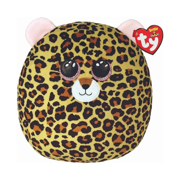 Miixi - Leksaker / Gosedjur - TY - Gosedjur Squishy Beanies Livvie Leopard 35 cm