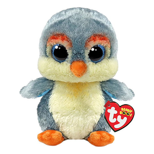 Miixi - Leksaker / Gosedjur - TY - Gosedjur Beanie Boos Fisher Pingvin 15 cm