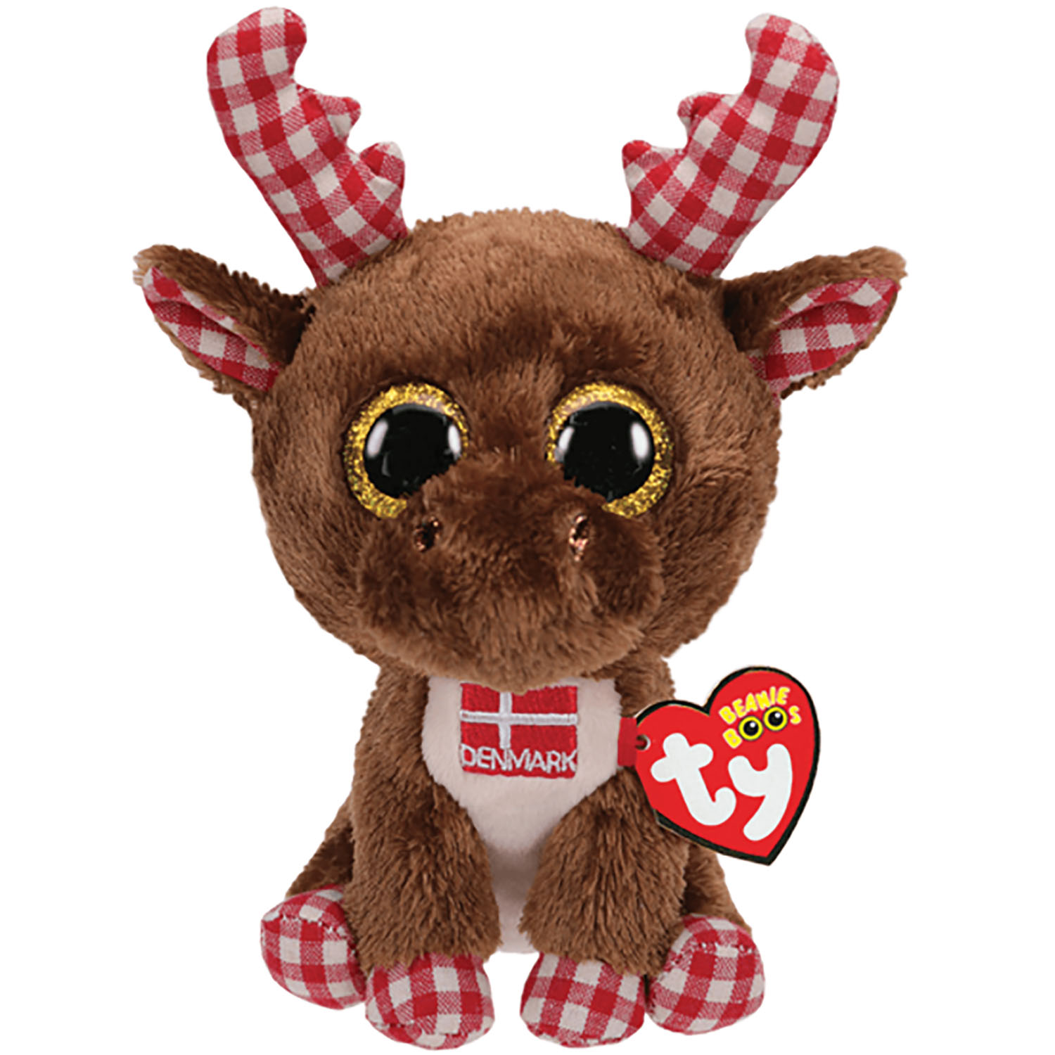 Miixi - Leksaker / Gosedjur - TY - Gosedjur Beanie Boos Rasmus Älg 15 cm Miixi - Leksaker / Gosedjur - TY - Gosedjur Beanie Boos Rasmus Älg 15 cm