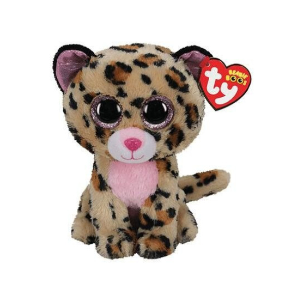 Miixi - Leksaker / Gosedjur - TY - Gosedjur Beanie Boos Livvie Leopard 23 cm