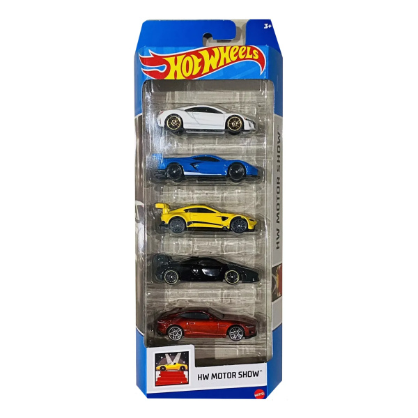 Miixi - Leksaker / Leksaksbilar - Mattel - Leksaksbilar Hw Motor Show Hot Wheels 5-pack