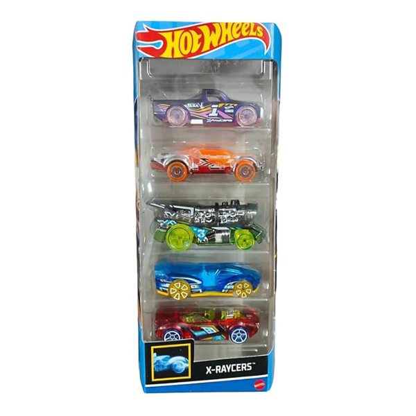 Miixi - Leksaker / Leksaksbilar - Mattel - Leksaksbilar X-Raycers Hot Wheels 5-pack