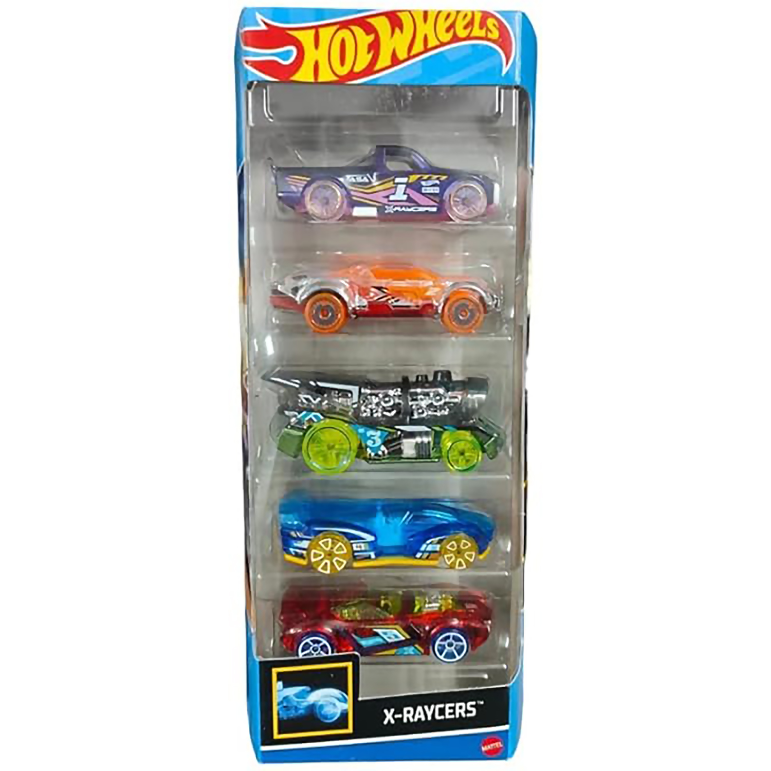 Miixi - Leksaker / Leksaksbilar - Mattel - Leksaksbilar X-Raycers Hot Wheels 5-pack