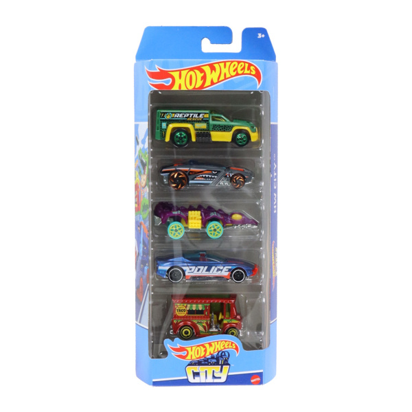 Miixi - Leksaker / Leksaksbilar - Mattel - Leksaksbilar Hw City Hot Wheels 5-pack