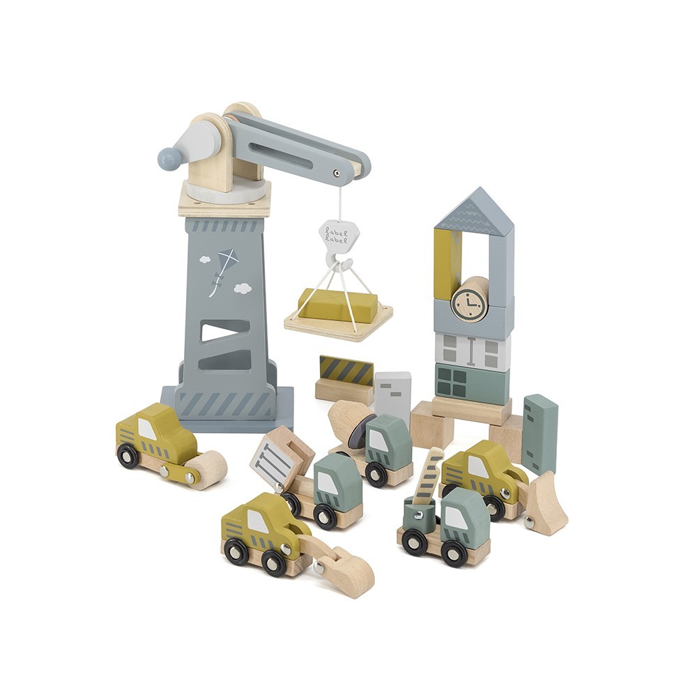 Miixi - Leksaker / Babyleksaker / Aktivitetsleksaker - Label Label - Aktivetsleksak Byggarbetsplats