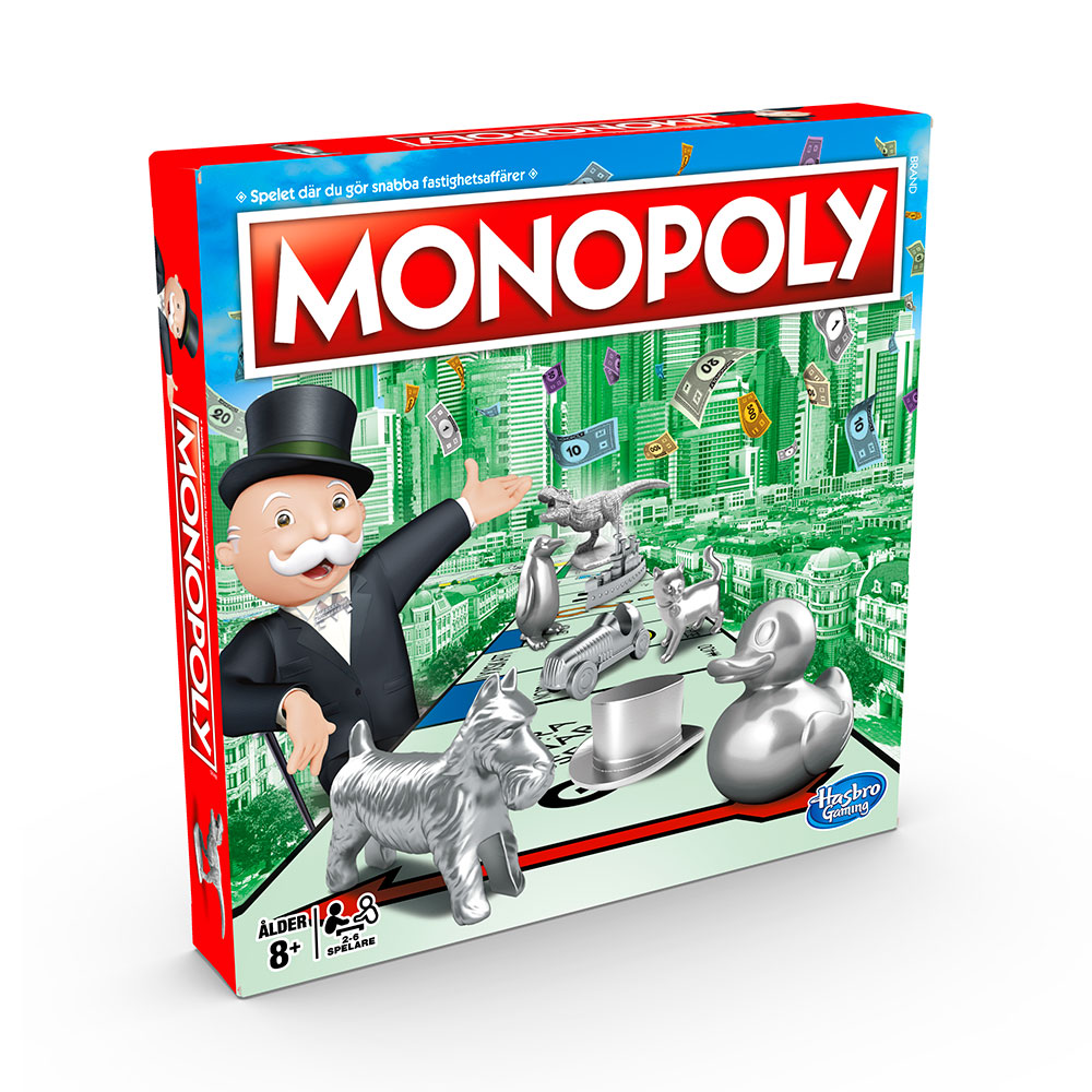 Miixi - Leksaker / Innelek / Lek & lär / Spel & pussel - Hasbro - Brädspel Monopoly Classic SE