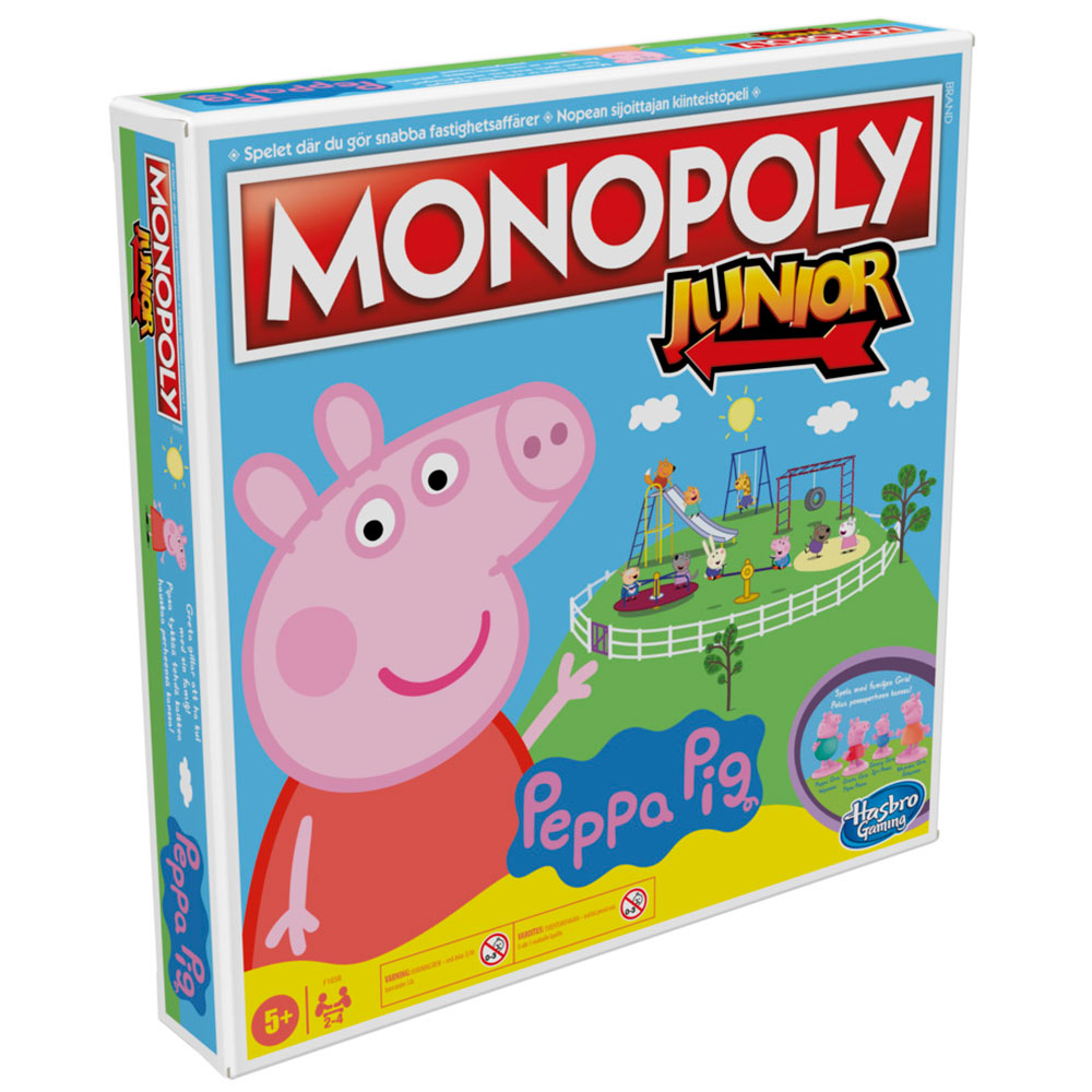 Miixi - Leksaker / Innelek / Lek & lär / Spel & pussel - Hasbro - Brädspel Monopoly Junior Peppa Pig SE/FI Miixi - Leksaker / Innelek / Lek & lär / Spel & pussel - Hasbro - Brädspel Monopoly Junior Peppa Pig SE/FI
