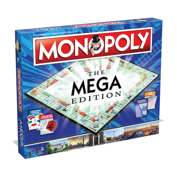 Miixi - Leksaker / Innelek / Lek & lär / Spel & pussel - Winning Moves - Brädspel Monopoly Mega Gold SE