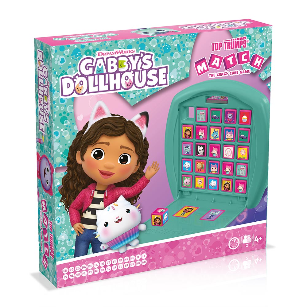 Miixi - Leksaker / Innelek / Lek & lär / Spel & pussel - Winning Moves - Kortspel Match Gabby's Dollhouse Nordisk/EN