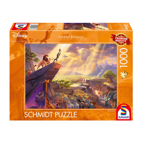 Miixi - Leksaker / Innelek / Lek & lär / Spel & pussel - Schmidt Spiele - Pussel Thomas Kinkade Disney The Lion King 1000 bitar