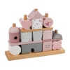 Miixi - Leksaker / Babyleksaker / Aktivitetsleksaker / Stapelleksaker - Label Label - Stapelleksak Hus Rosa