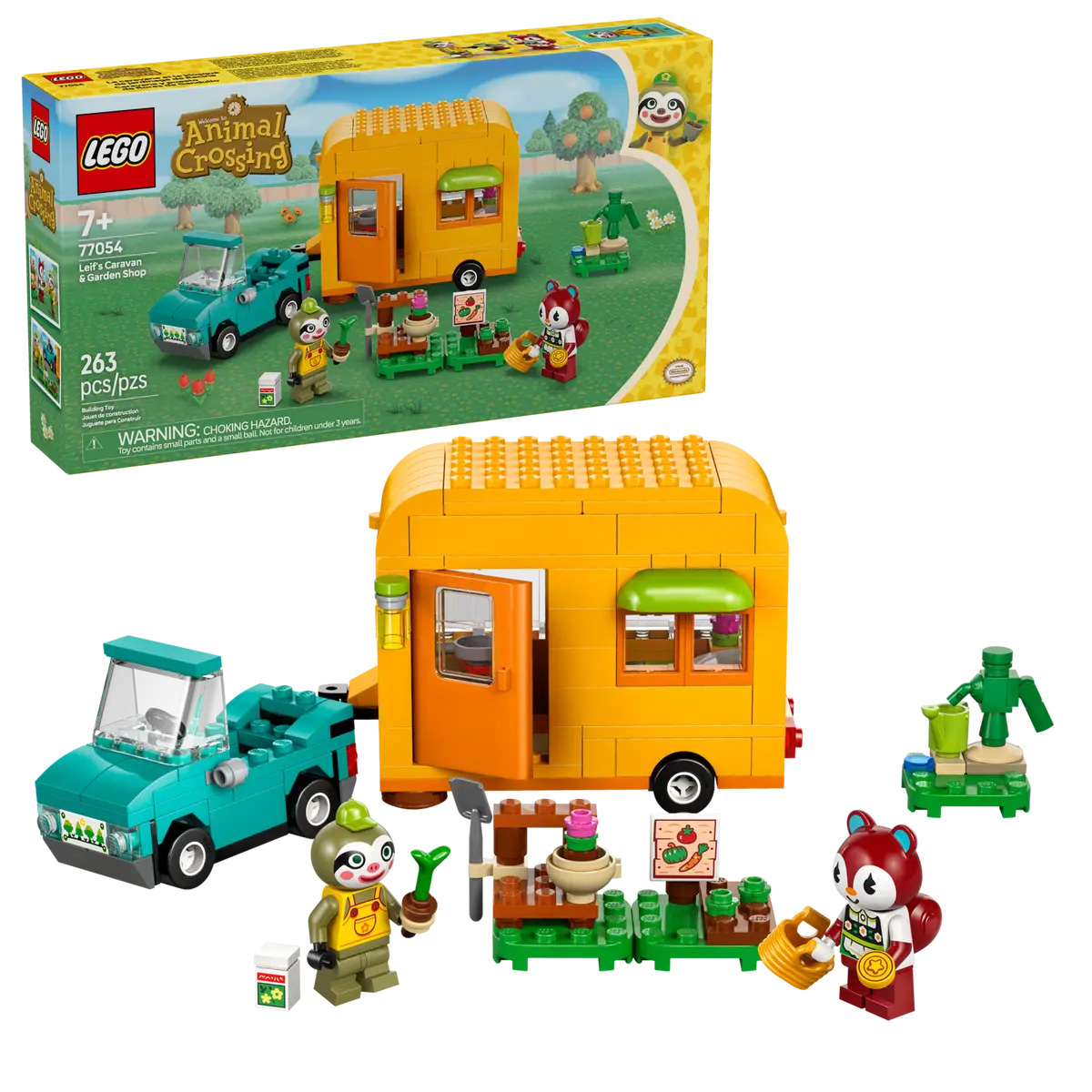 Miixi - Miixi / Leksaker / Innelek / Lek & lär / Bygg & Lego - Lego - Animal Crossing Leif's Caravan & Garden Shop 77054
