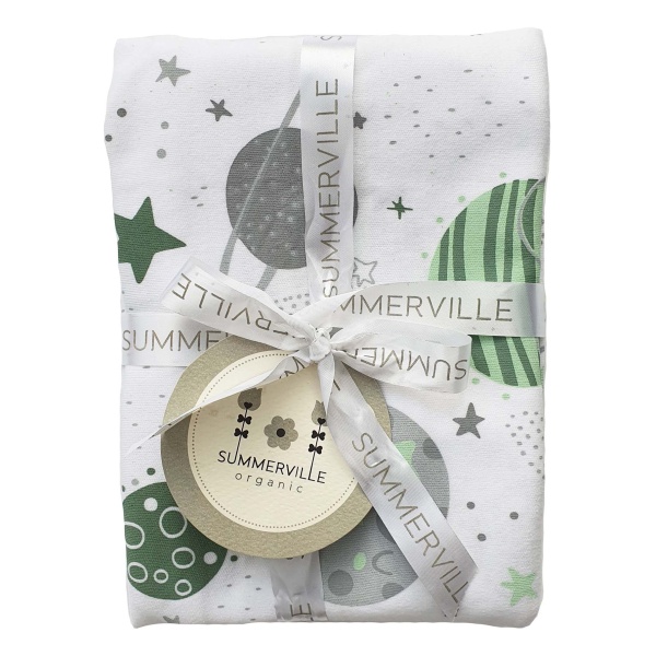 Miixi - Barn & baby / Baby Essentials / Trygghet & tröst / Filtar - Summerville - Babyfilt Moon Green GOTS