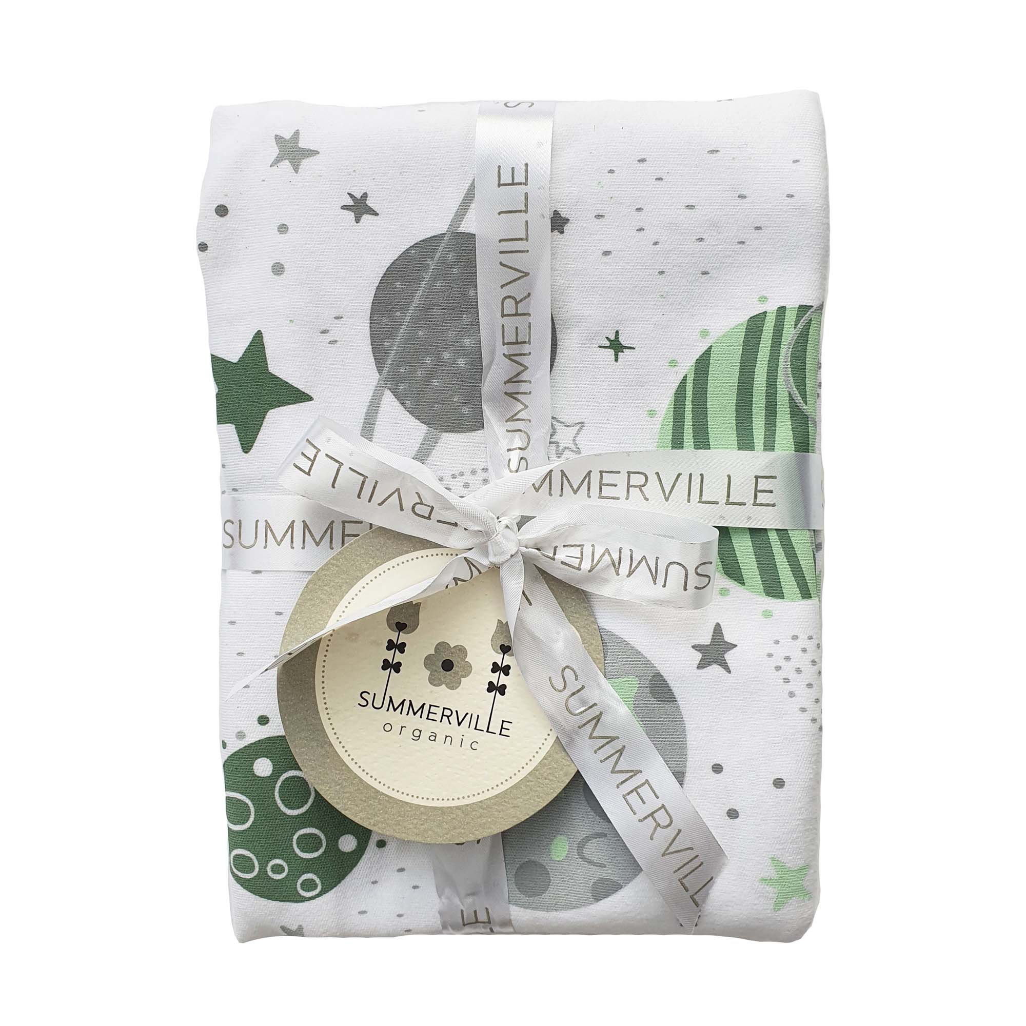 Miixi - Barn & baby / Baby Essentials / Trygghet & tröst / Filtar - Summerville - Babyfilt Moon Green GOTS