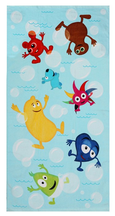 Miixi - Hem & inredning / Badrum / Textilier / Handdukar - Teddykompaniet - Badhandduk Bubblor Babblarna