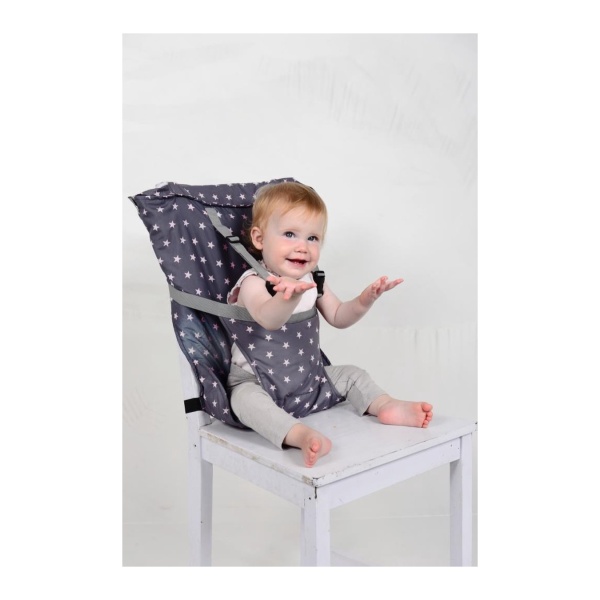 Miixi - Hem & inredning / Kök / Bord & sittplatser / Barnstolar - Sack´N Seat - Barnstol Portabel Stjärnor Grå