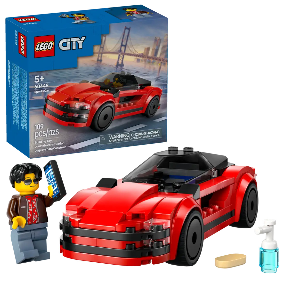 Miixi - Miixi / Leksaker / Innelek / Lek & lär / Bygg & Lego - Lego - City Röd Sportbil 60448