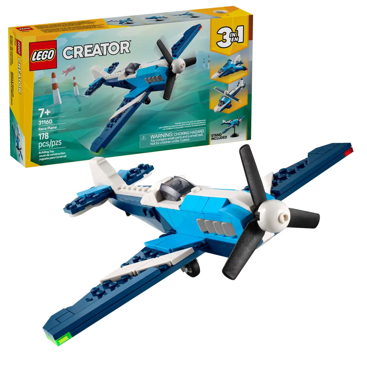 Miixi - Miixi / Leksaker / Innelek / Lek & lär / Bygg & Lego - Lego - Creator 3-in-1 Flygplan Helikopter Propellerplan 31160