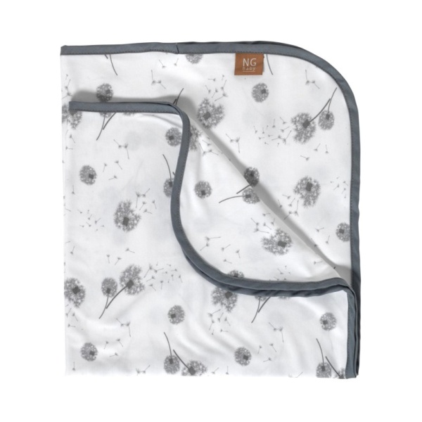 Miixi - Barn & baby / Baby Essentials / Trygghet & tröst / Filtar - NG Baby - Filt Jersey Dandelion Grå