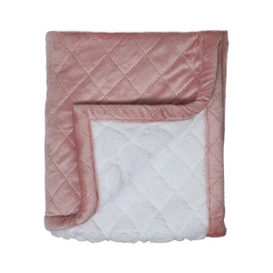 Miixi - Barn & baby / Baby Essentials / Trygghet & tröst / Filtar - Rätt Start - Filt Barn Quiltad Rosa Öko-tex 75x100 cm