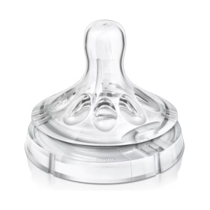 Miixi - Barn & baby / Baby Essentials / Äta & dricka / Flasknappar - Philips Avent - Flasknapp Natural Teat 3m Variable Flow SCF655/27 2-pack