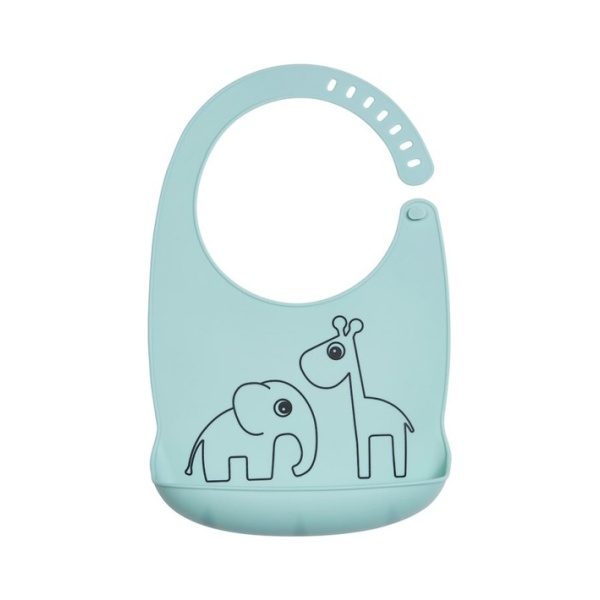 Miixi - Barn & baby / Baby Essentials / Äta & dricka / Haklappar - Done By Deer - Haklapp Friends Silikon Blå