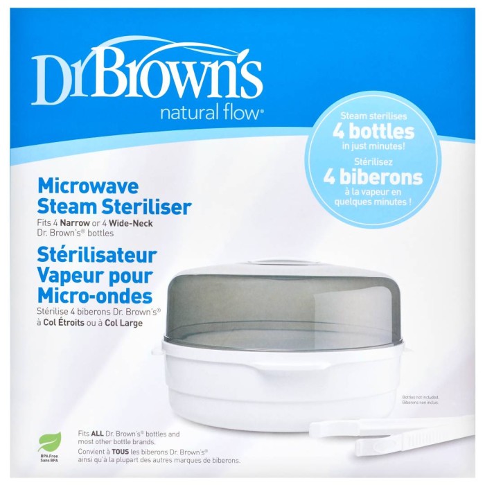 Miixi - Barn & baby / Baby Essentials / Äta & dricka / Rengöring - Dr Browns - Mikrovågssterilisator Natural Flow Miixi - Barn & baby / Baby Essentials / Äta & dricka / Rengöring - Dr Browns - Mikrovågssterilisator Natural Flow