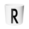 Miixi - Övrigt - Design Letters - Mugg Ecozen Bokstav R Melamin Vit 7 cm